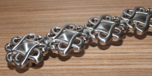 Prelamovaná nábytková úchytka zamak, nerez inox, 256 mm - U087 AMIX