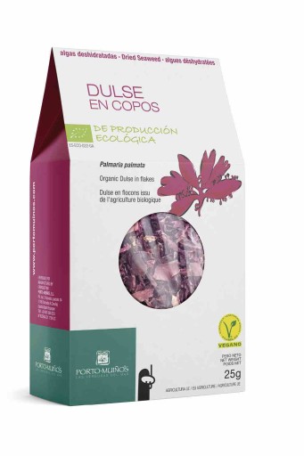 Sušené Dulse BIO morské riasy 25 g Porto Muinos