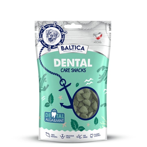 BALTICA Snacks Dental Care 100g s riasami a mätou