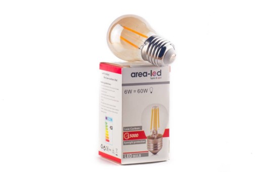 Vintage Edison LED žiarovka 2W G45 E27 2300K teplá