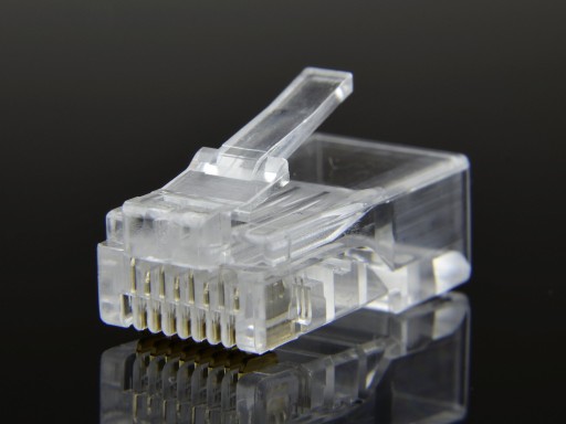 Zástrčky NEKU 8P8C, zástrčky RJ45 UTP cat.6, lankové, 10 ks