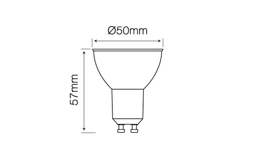 LED žiarovka GU10 3W 230V 120° 4000K