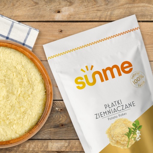 Zemiakové lupienky 500g zemiakové pyré CHUTNÉ na chlebové placky 0,5kg