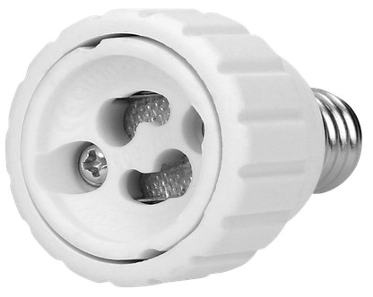 ADAPTÉR ŽIAROVKY Z E14 NA GU10
