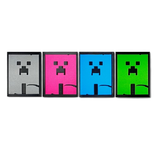 KAJAWIS Stojace písmená L 3D písmená v štýle Minecraft dekorácie MENO 1 ks