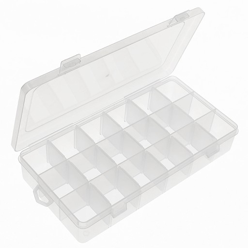 Organizérový kontajner s 18 priehradkami 23x11x4,2