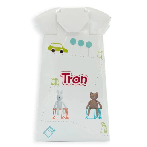 Tron: jednorazový nočník pre deti medvedíka a králika