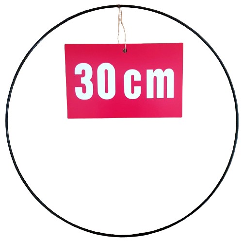 ČIERNY krúžok/ráfik pre lapače snov a makramé 30 cm