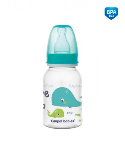 Canpol Baby úzka fľaša 120ml LOVE&SEA