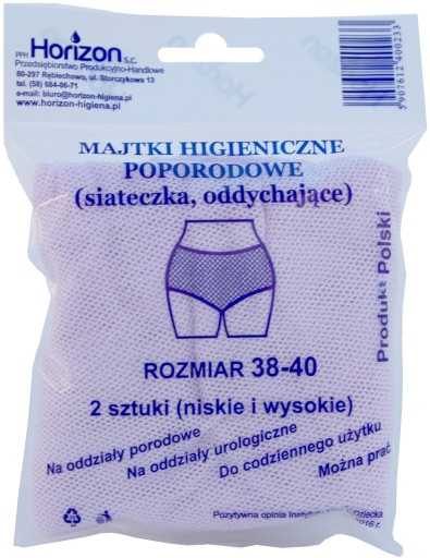 HORIZONT OPÄTOVNE POUŽITEĽNÉ POZRODNÉ NOHAVIČKY 38-40 2 ks