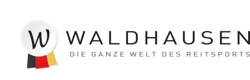 Záves na uzdu koňa Waldhausen, modrý kov