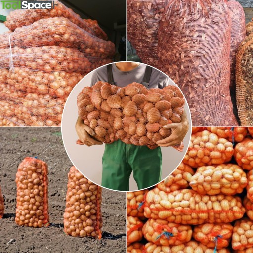 RAŠELOVÉ VRECKO 15KG NA ZELENINU, ZEMIAKY, DREVO Rašlové vrecúška 40x60 SILNÉ