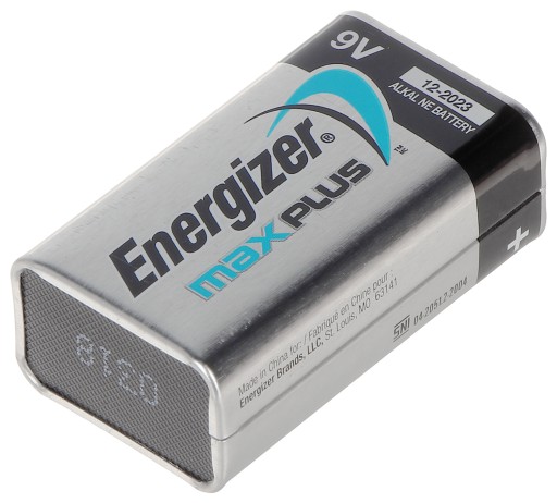 Alkalická batéria 9V 6LR61 Energizer Max Plus