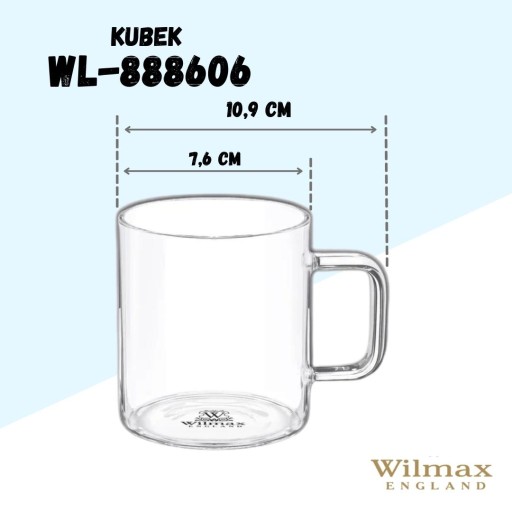 Žiaruvzdorný sklenený hrnček 320 ml Wilmax England
