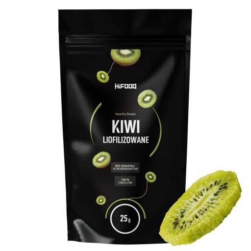 MRAZOM SUŠENÉ KIWI 25g HiFOOD Plátky