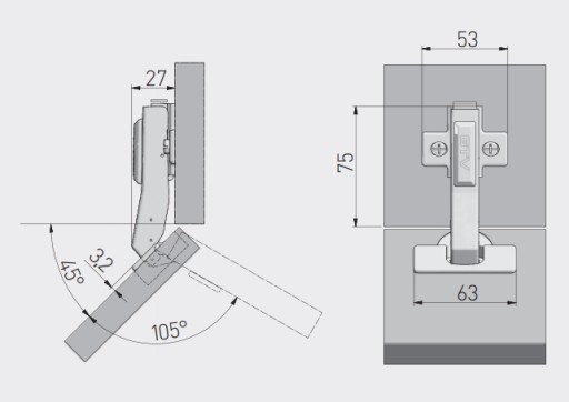 HYDRAULICKÝ PÁNT 45 S BRZDOU GTV + VODIČ