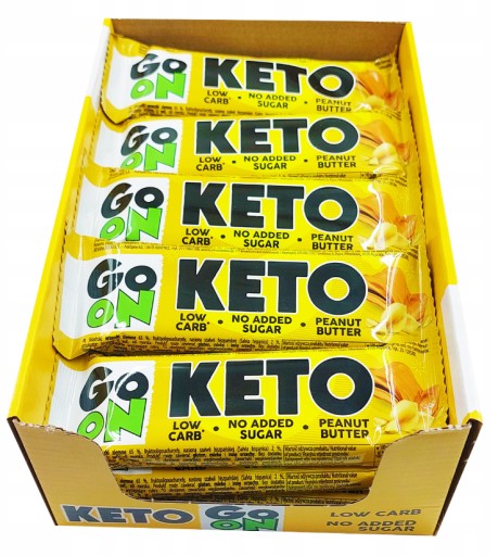 GO ON KETO BAR ARAŠIDOVÉ MASLO 50 g