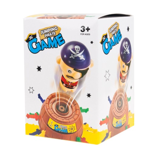 ARKÁDOVÁ HRA CRAZY PIRATE PIRATE BARREL TYČ PIRÁT VYSKOČÍ