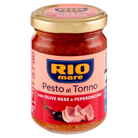 Pesto s tuniakom, olivami a chilli RIO MARE 130g