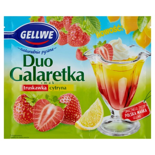 Gellwe Magic Jelly jahodová príchuť citrón 75 g