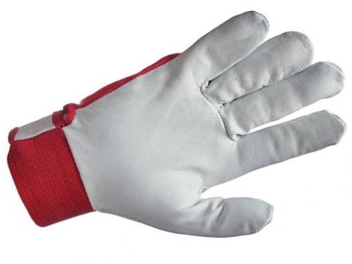 RUKAVICE PRACOVNÉ RUKAVICE KOZIA KOŽA NA VELCRO VELCRO. 10
