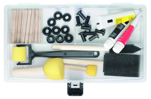 ORGANIZÁTOR NÁRADIA BOX KONTAJNER UNIVERZÁLNA RUKOJEŤ na viazač 245MM