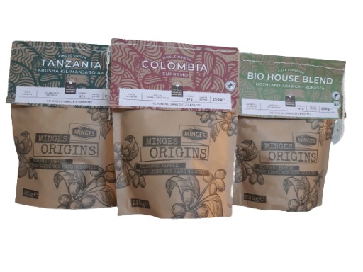 MINGES COLOMBIA SUPREMO 250G - KÁVOVÉ ZRNKY