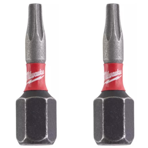 MILWAUKEE SHOCKWAVE BIT TX8 25mm 2ks.