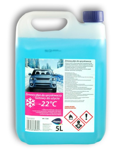 Kvapalina do ostrekovačov svetlometov zima -22°C