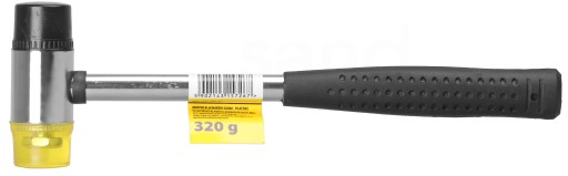 TELOVÉ KLADIVO PLASTOVÁ GUMA KOVOVÁ 320g