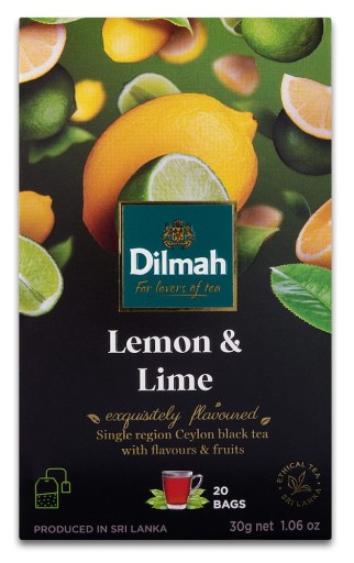 Dilmah Tea Black Lemon & Lime Lemon & Lime 20 vrecúšok