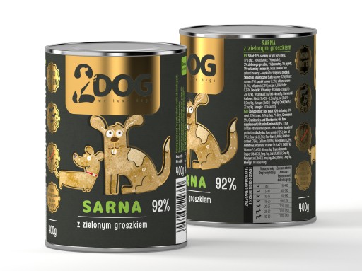 SARNA vlhké krmivo pre psov s hráškom 400g MONOPROTEIN HYPOALERGENIC
