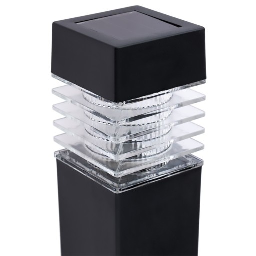 SOLAR LED záhradné svietidlo Black MARTIN