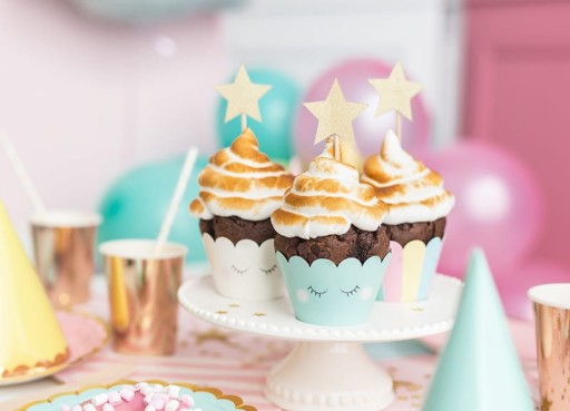 Obaly na muffiny Unicorn 6 ks