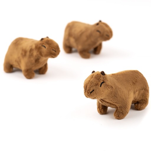 MASKOT CAPYBARA PRE DETI ROZTOMNÝ PLYŠOVÝ VANKÚŠ NA MAJLENIE 20 CM HIT