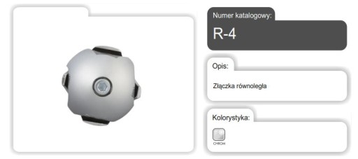 KONEKTOR DVOJITÝ PARALELNÝ KONEKTOR PRE POTRUBIE FI 65 R-4 2 PALCE CHROME R-4/C AMIX