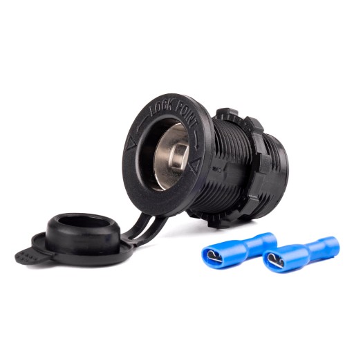 Prídavná vstavaná napájacia zásuvka 12V 24V MOD-01 AMIO-02851