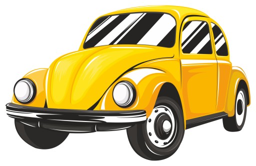 NÁLEPKA NA OKENNÉ ZRKADLO OKNO VOLKSWAGEN Beetle