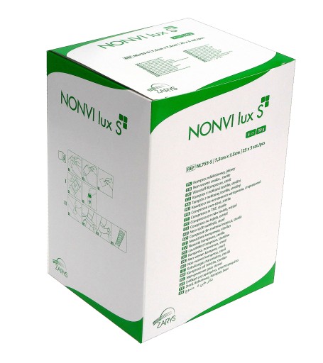 Netkaná kompresná sterilná gáza 7,5x7,5 cm 125 ks