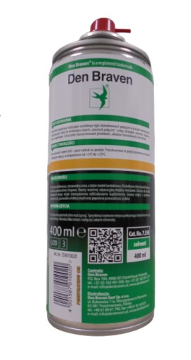 DEN BRAVEN SPREJ NA ODSTRAŇOVANIE HRDZE s MoS2 400 ml