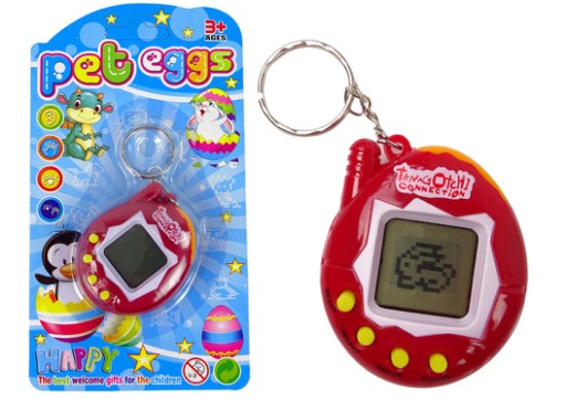 Tamagotchi Red Electronic Pet Game