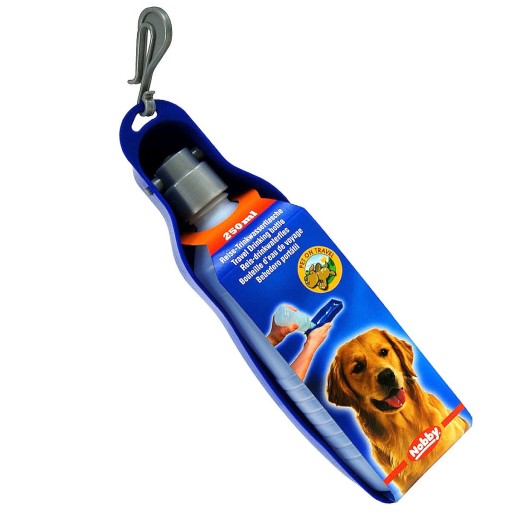 Turistická nádoba na vodu, fľaša pre psa, 250 ml