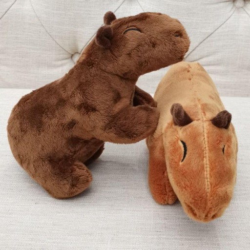 MASKOT PLYŠOVÁ HRAČKA KAPYBARA SVETLOHNEDÁ 20cm