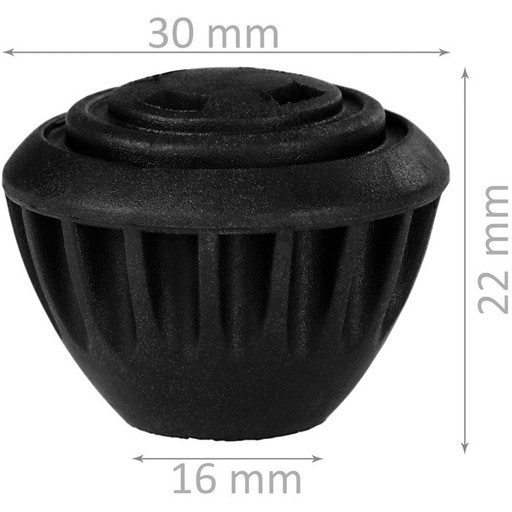 GUMOVÉ KONCOVKY PRE KOĽAJNICE 15,9-16,0 MM
