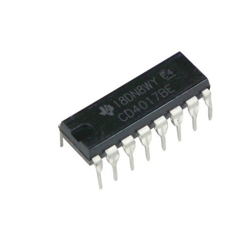 Pultový rozdeľovač CD4017 DIP16 CD4017BE