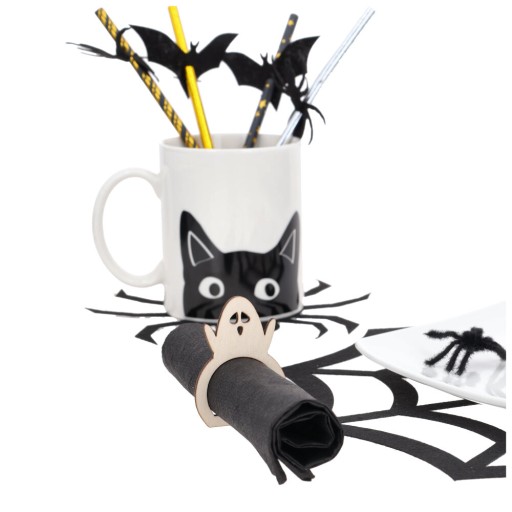 Dekoratívne podložky pod pohár Halloween dekorácie