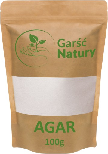 AGAROVÁ ŽELATÍNA Z RIAS 100 g PRÍRODNÉ ZAhusťovadlo SILNEJŠIE GELÉTOVANIE 0,1 kg