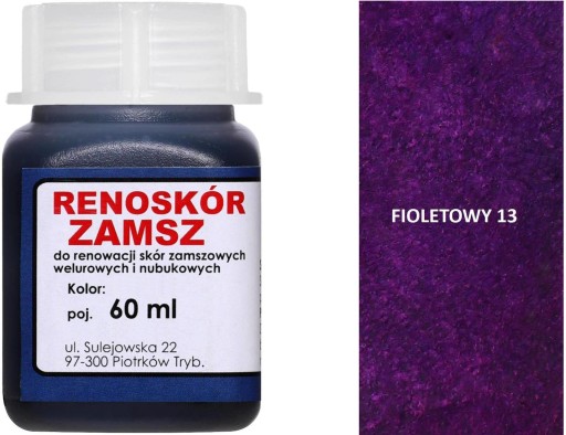 FIALOVÁ 13 FARBA NA RENOVÁCIU KOŽENÝCH VELÚROV G9-99