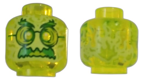 LEGO Hidden Side 3626cpb2493 HEAD trans-neón (1g)