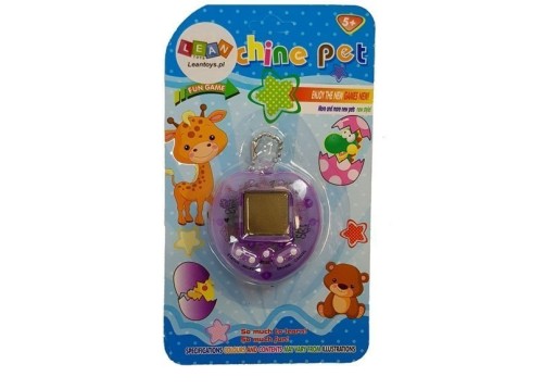 Elektronická hra Purple Tamagotchi s krátkym chvostom